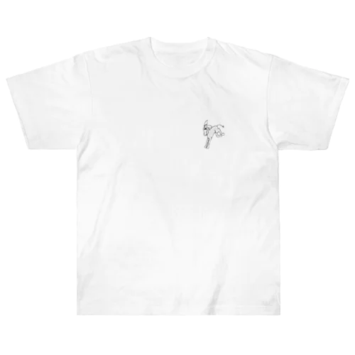 Uボート　ロバ（ワンポイント） Heavyweight T-Shirt