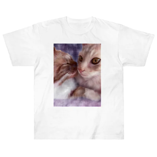 Memories with my pet ７ Heavyweight T-Shirt