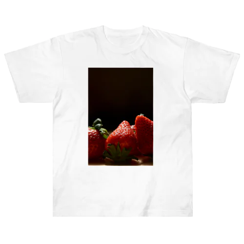 strawberry photo　いちご ヘビーウェイトTシャツ