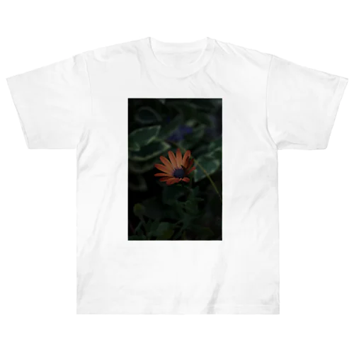 orange flower ヘビーウェイトTシャツ