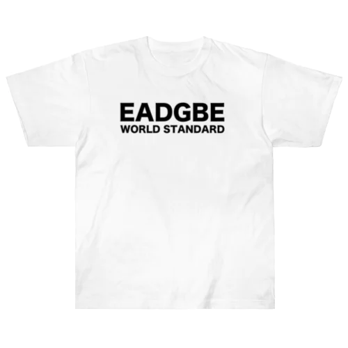 EADGBE スタンダードチューニングTシャツ ヘビーウェイトTシャツ