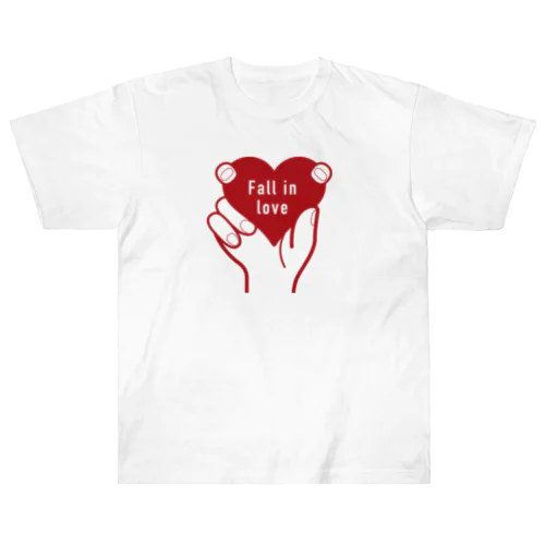 Fall in love Heavyweight T-Shirt