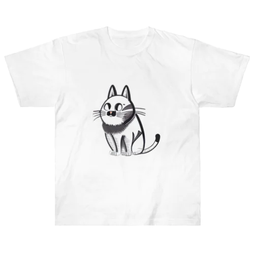 ダンディー猫さん第2弾 ヘビーウェイトTシャツ