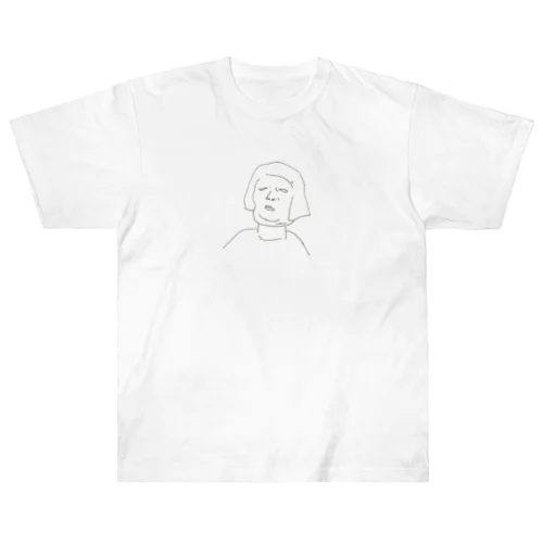 ふてぶてしい妹 ヘビーウェイトTシャツ