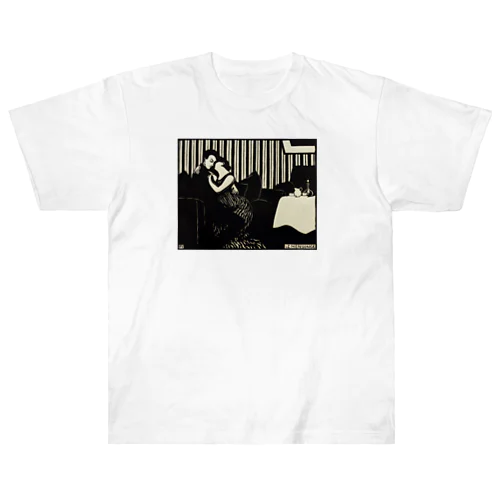 ヴァロットン「嘘（アンティミテⅠ）」 Heavyweight T-Shirt