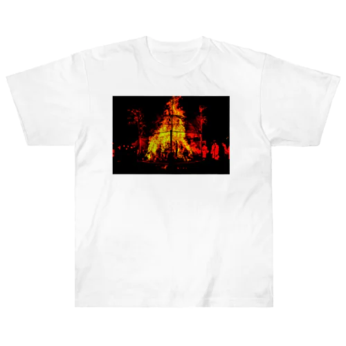 神事　どんど焼き Heavyweight T-Shirt