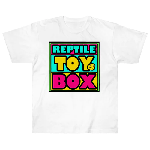 Reptile Toy Box Logo1 ヘビーウェイトTシャツ