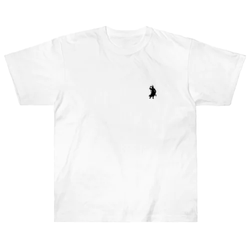 金剛力士　吽形像（ワンポイント） ヘビーウェイトTシャツ