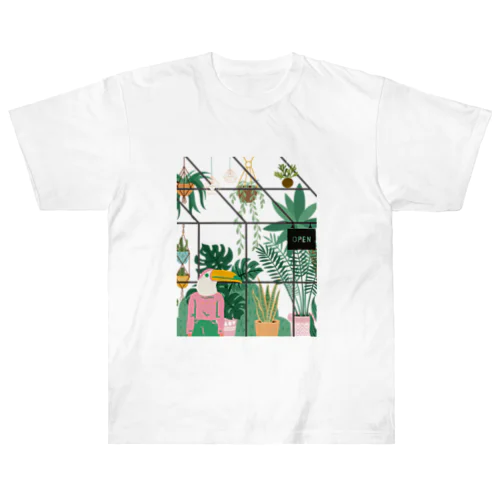 南国の観葉植物店 Heavyweight T-Shirt