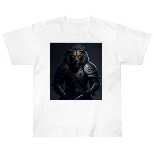 百獣の王ライオン侍 Heavyweight T-Shirt