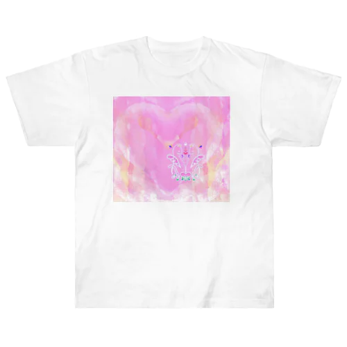 ツインニャンズAngel pink ヘビーウェイトTシャツ