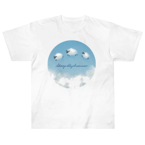 Sheep Sky Summer ヘビーウェイトTシャツ