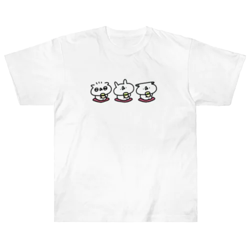 みんなでお茶 Heavyweight T-Shirt