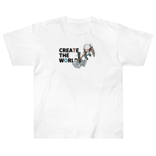 CREATE THE WORLD Heavyweight T-Shirt