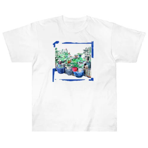 まちなか植木鉢 Heavyweight T-Shirt