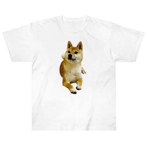 柴犬おかゆ Heavyweight T-Shirt