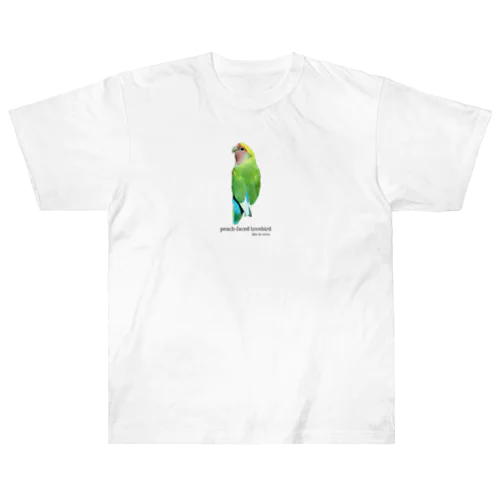 コザクラインコ　タイガーチェリー Heavyweight T-Shirt