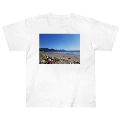 シズカリ海岸 Heavyweight T-Shirt