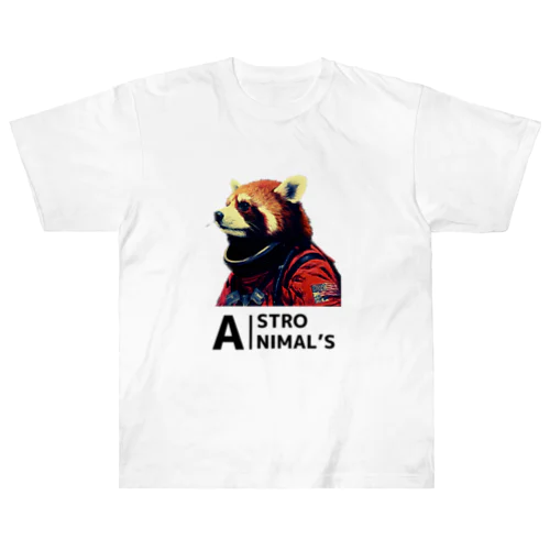 ASTRO ANIMAL'S レッサーパンダ ヘビーウェイトTシャツ