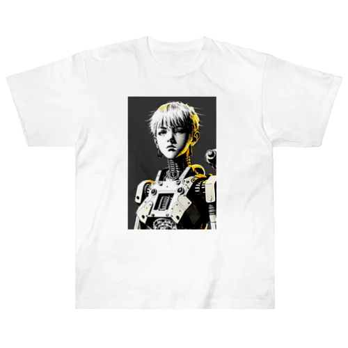 Cyber android boy ZKM0101 ヘビーウェイトTシャツ