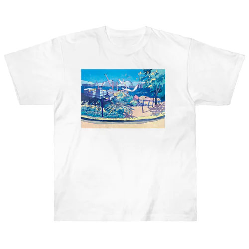 【旅立ちの日】/長崎の風景 ヘビーウェイトTシャツ