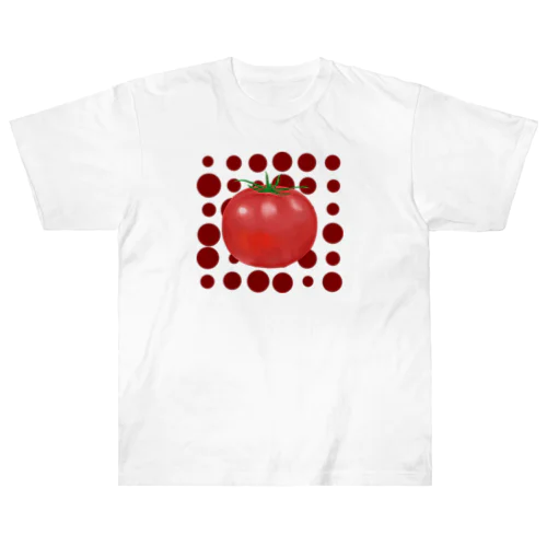 トマトスプラッシュ ヘビーウェイトTシャツ