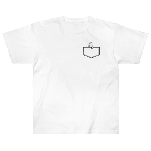 ポケットに入ってきちゃったアレ Heavyweight T-Shirt