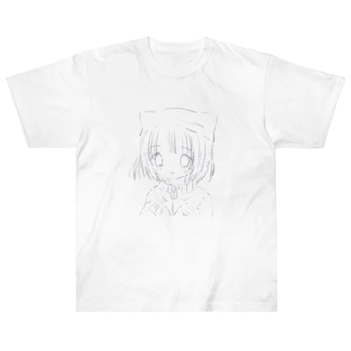 ふわねこ・しんどろ～む Heavyweight T-Shirt