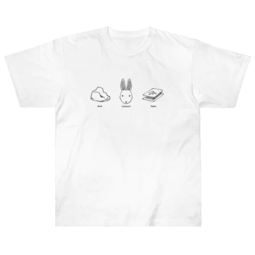 Rock Scissors? Paper ヘビーウェイトTシャツ