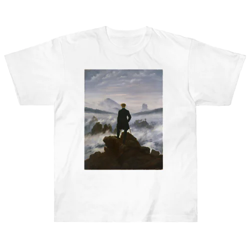 雲海の上の旅人 / Wanderer above the Sea of Fog ヘビーウェイトTシャツ