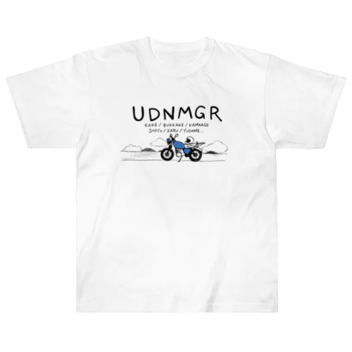 UDNMGR「うどん巡り」”岐” ヘビーウェイトTシャツ