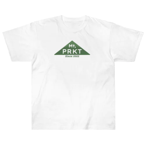 Mt,PRKTロゴ　1st Anniversary　緑 ヘビーウェイトTシャツ