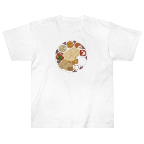 meals ready 南インドのカレー定食 Heavyweight T-Shirt