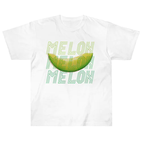 メロン（MELON×3） Heavyweight T-Shirt