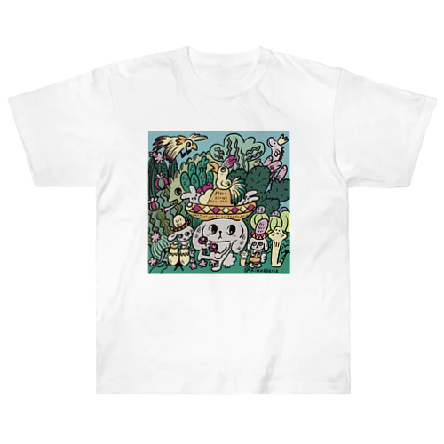 ジャングルでサンバを踊ろう ヘビーウェイトTシャツ