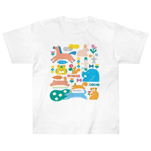 あにまるぱた〜ん Heavyweight T-Shirt