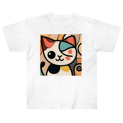 Mysterious Cat ヘビーウェイトTシャツ