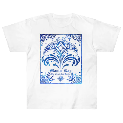 -Manta Ray-（マリン） Heavyweight T-Shirt