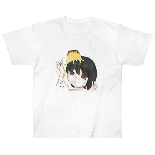 プリンちゃん Heavyweight T-Shirt