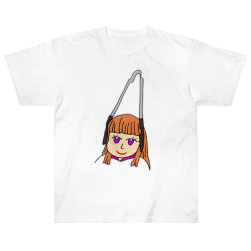 トングおねーちゃん ヘビーウェイトTシャツ