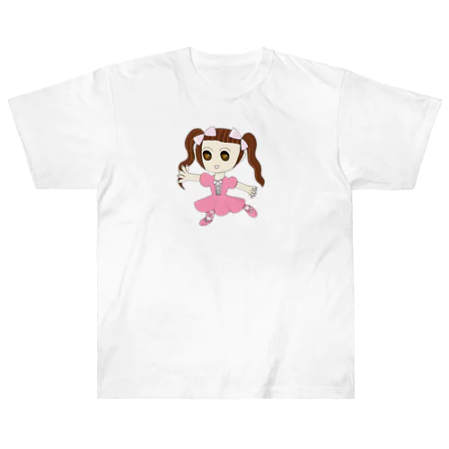 バレエっ娘 ヘビーウェイトTシャツ