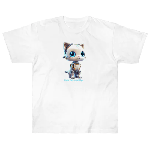 Cute Cat-roid Myu　 ヘビーウェイトTシャツ