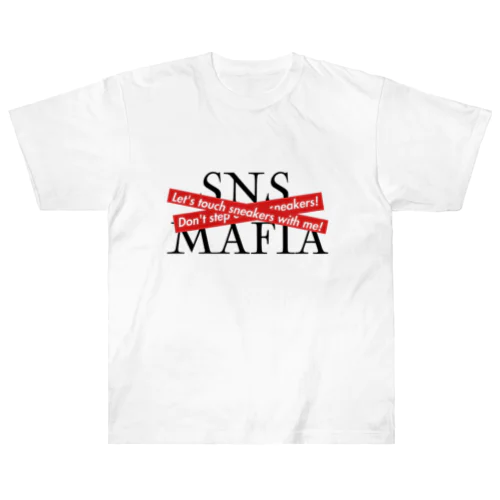 NO SNS MAFIA by Snp ヘビーウェイトTシャツ