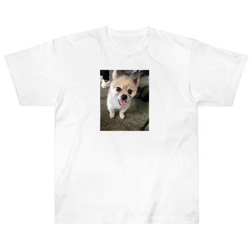 保護犬のふぅちゃん ヘビーウェイトTシャツ