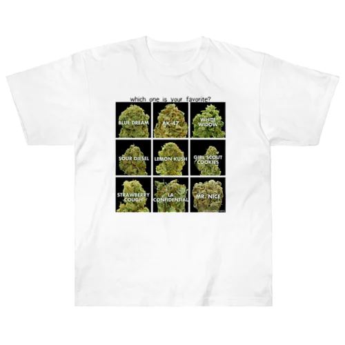 大麻図鑑 Heavyweight T-Shirt