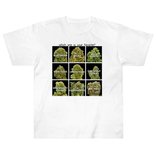 大麻図鑑 ヘビーウェイトTシャツ