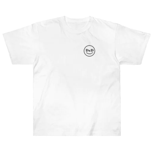 ワンポイントDaDちゃん顔ロゴ 白T専用 Heavyweight T-Shirt