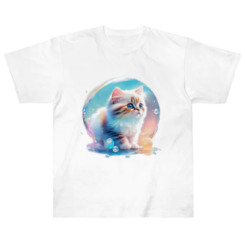 しゃぼんねこa ヘビーウェイトTシャツ