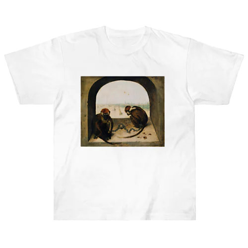 二匹の猿 / Two Monkeys Heavyweight T-Shirt