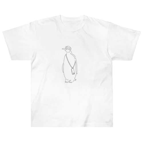 休日ペンギン Heavyweight T-Shirt